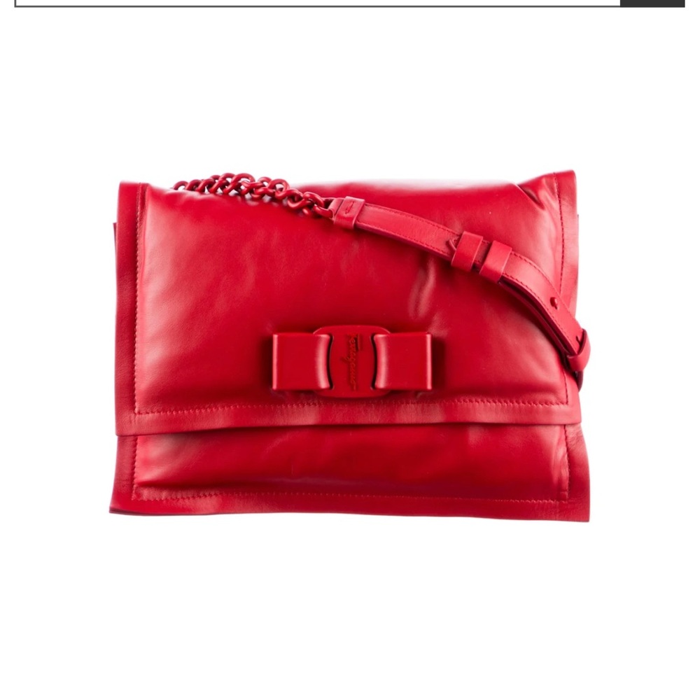 Salvatore Ferragamo Viva Bow leather shoulder bag